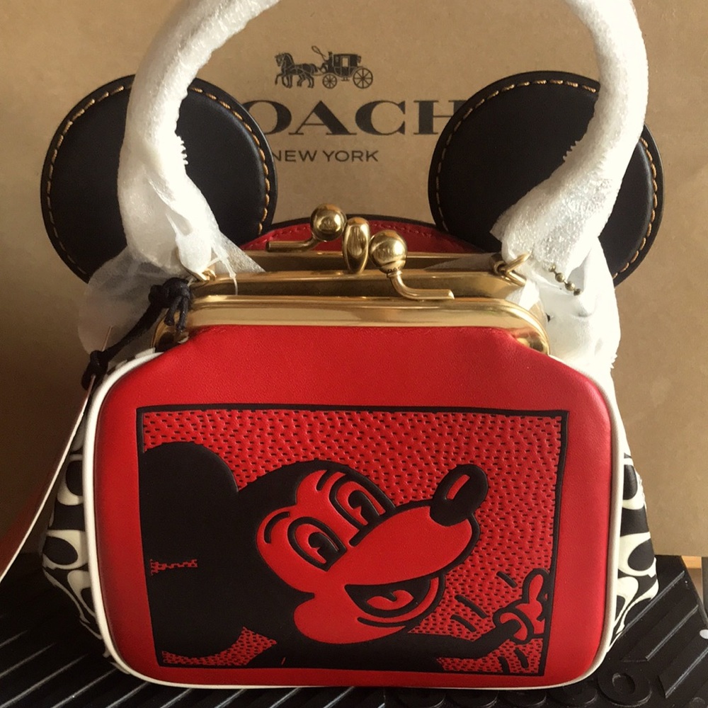 Disney Mickey Mouse x Keith Haring leather ksslck